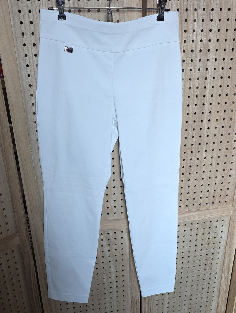 Alfani White Ponte Skinny Pants